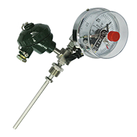WSS-403帶熱電偶/阻溫度變送器的雙金屬溫度計
